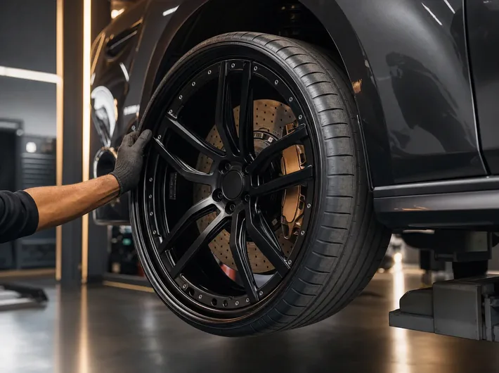 Wheel, stance and lighting customisation